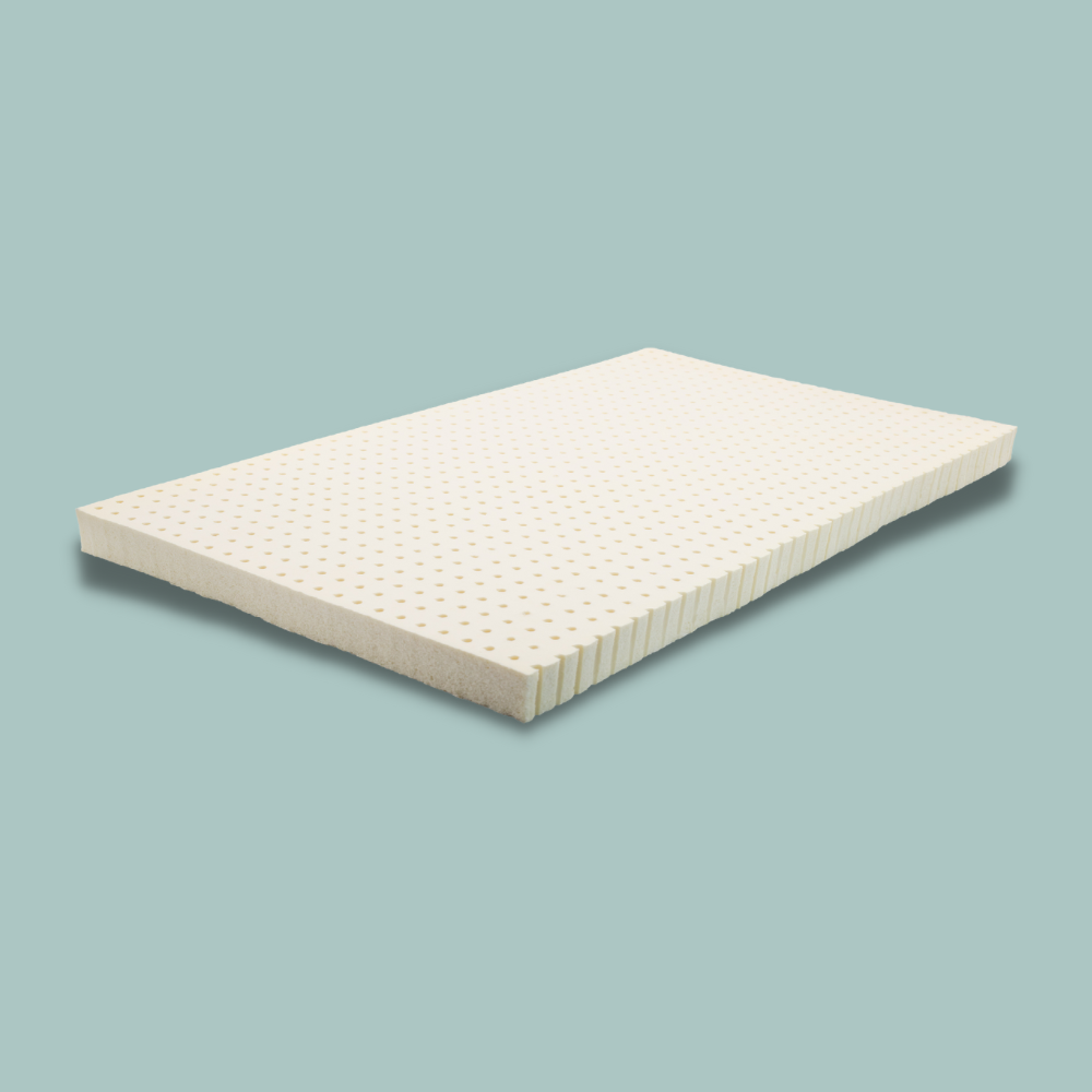 Latex crib mattress sales topper