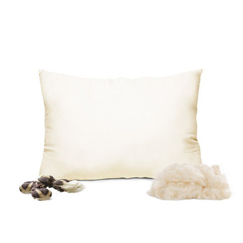 Organic Cotton Pillow With Natural Latex & Kapok Fill
