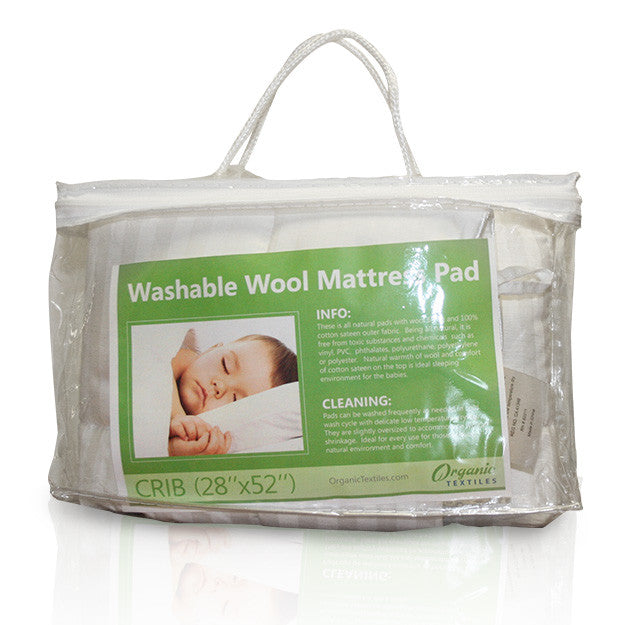 Natural Wool Mattress Pad for Babies