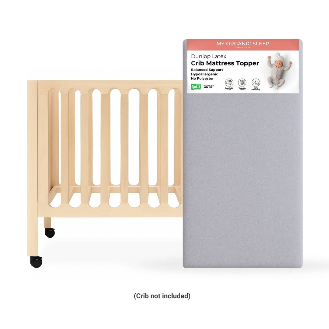 Co-Sleeper (Cradle) Latex Mattress Topper (36” × 18”)