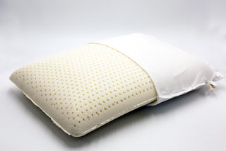 Our special made loft loft all natural latex with our gots certified organic cotton cover. 