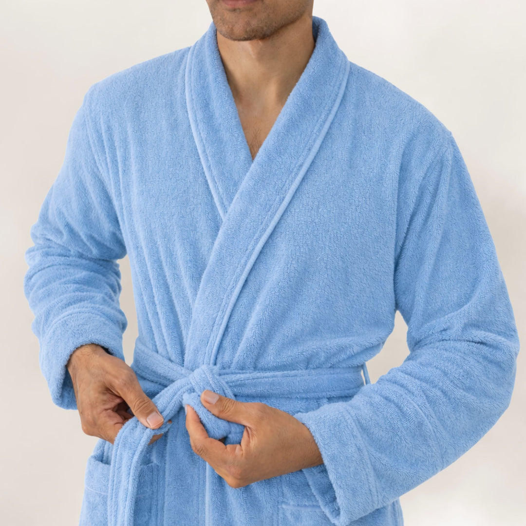 Men's Terry Cloth Organic Cotton Bathrobe