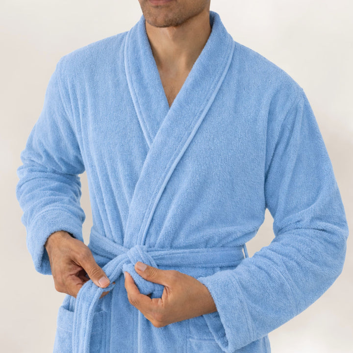 Men's Terry Cloth Organic Cotton Bathrobe
