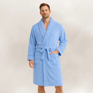 Men's Terry Cloth Organic Cotton Bathrobe