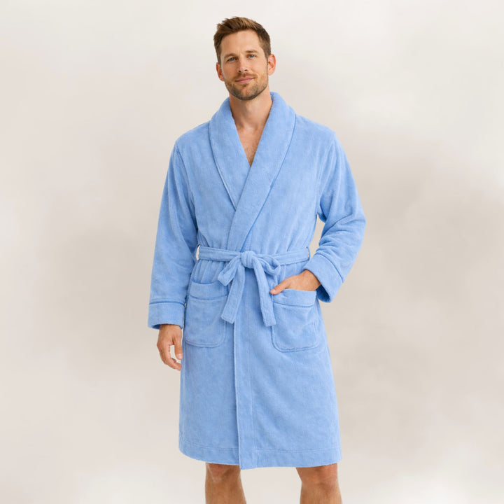 Men's Terry Cloth Organic Cotton Bathrobe