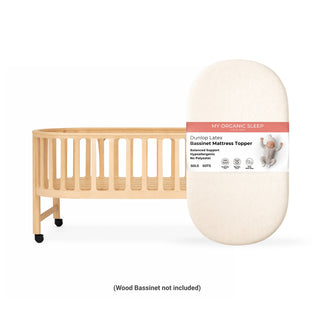 100% natural Australian wool cover with gols certified latex bassinet topper