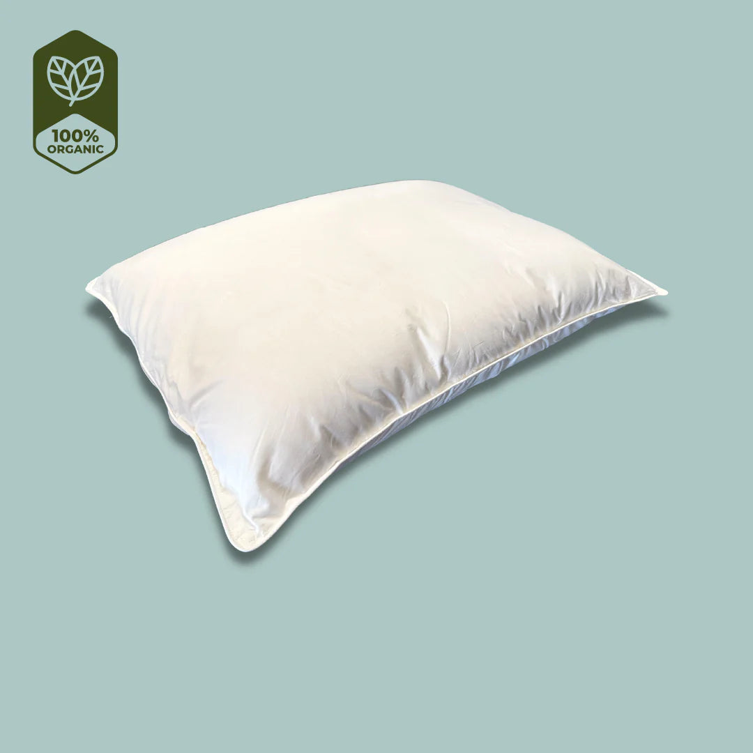 Organic Cotton Travel Pillow GOTS Certified Made In USA