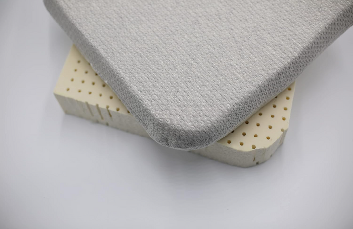 Organic Latex Seat Cushion 3 inch With Cover Handmade