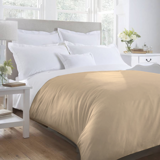 organic cotton brown duvet cover