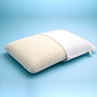 Low‑Loft Natural Talalay Latex Pillow – for Stomach Sleepers