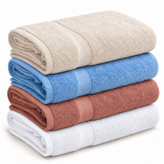 100% Organic Cotton Premium Bath Towels - GOTS Certified