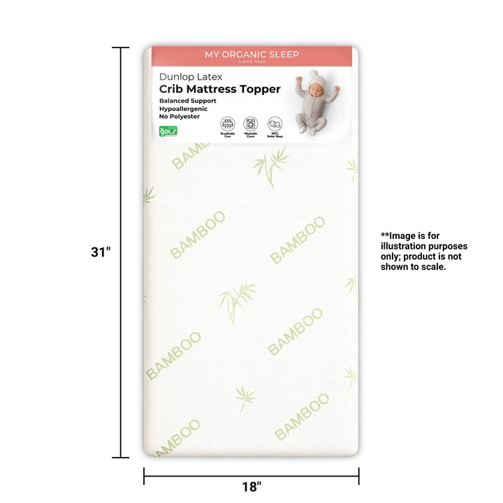 Mini-Sleeper Latex Mattress Topper (31” × 18”)