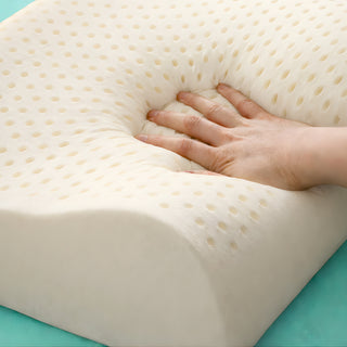 Organic Latex Contour Pillow – Ergonomic Neck & Shoulder Support