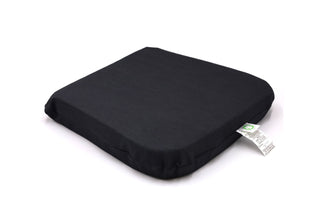 3" seat cushion with  black denim cotton certified.