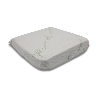 Full image of 3 inch bamboo covered organic latex seat cushion