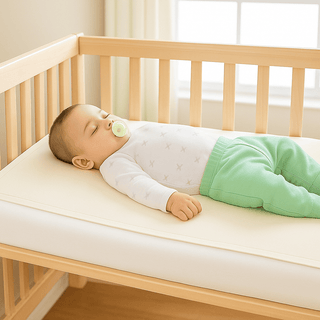 Organic Cotton Crib Mattress Topper Liner Pad – Water-Resistant, GOTS Certified, Toxin-Free Protection for Cribs