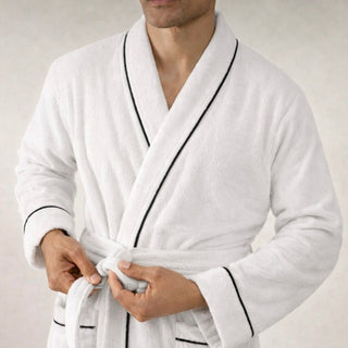 Men's Terry Cloth Organic Cotton Bathrobe