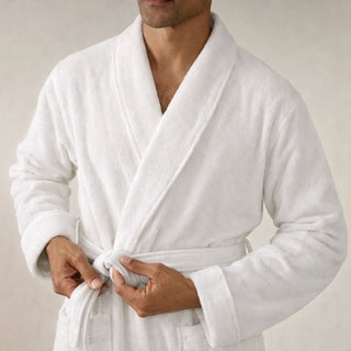 Men's Terry Cloth Organic Cotton Bathrobe