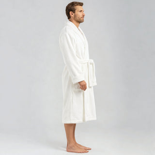 organic cotton dressing gown mens Organic Cotton Soft Terry Robe Men - Hotel Collection Products