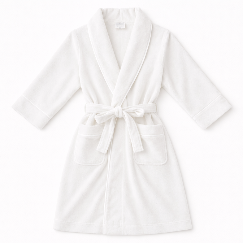 Women's Organic Cotton Velour Bathrobe