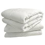 White Down Alternative Comforter Encased in 100% Organic Cotton Cover
