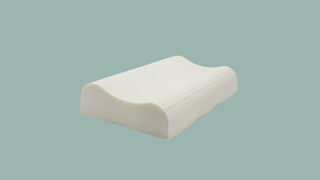 100% organic cotton cover with pure organic latex contour pillow, best for neck support for side sleepers