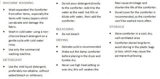 How to wash our wool comforter, and how to store or what storage techniques used for putting away wool comforters.