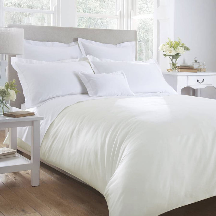 Organic Cotton Duvet Cover - Ivory