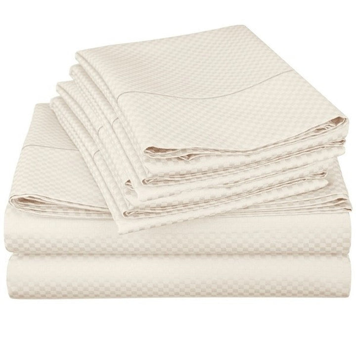 Micro-Check Organic Cotton Sheet Set - MyOrganicSleep
